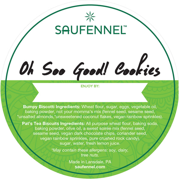Ingredients label